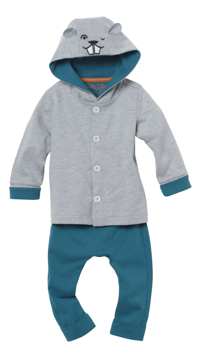 Baby-Kombi SZ 62-68 "BEAVER" Šedá/modrá