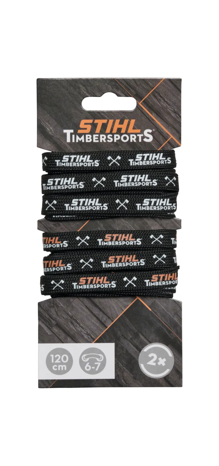 Tkaničky Sada 2 Kusů TIMBERSPORTS Černá