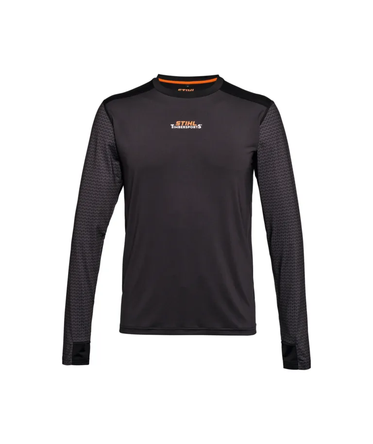 Tričko s dlouhým rukávem SZ M TIMBERSPORTS šedá/černá