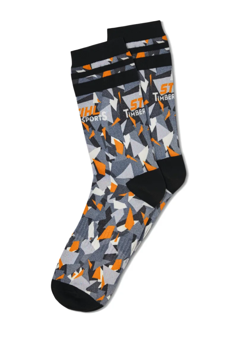 Ponožky SZ 35-38 CAMOUFLAGE TIMBERSPORTS Černá/oranžová/bílá