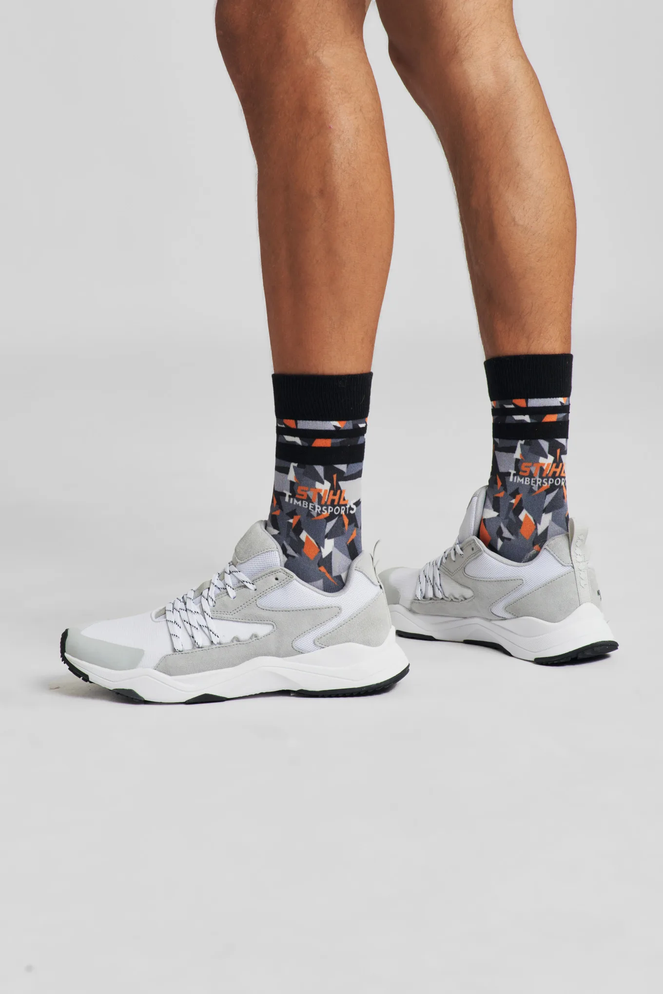Ponožky SZ 35-38 CAMOUFLAGE TIMBERSPORTS Černá/oranžová/bílá