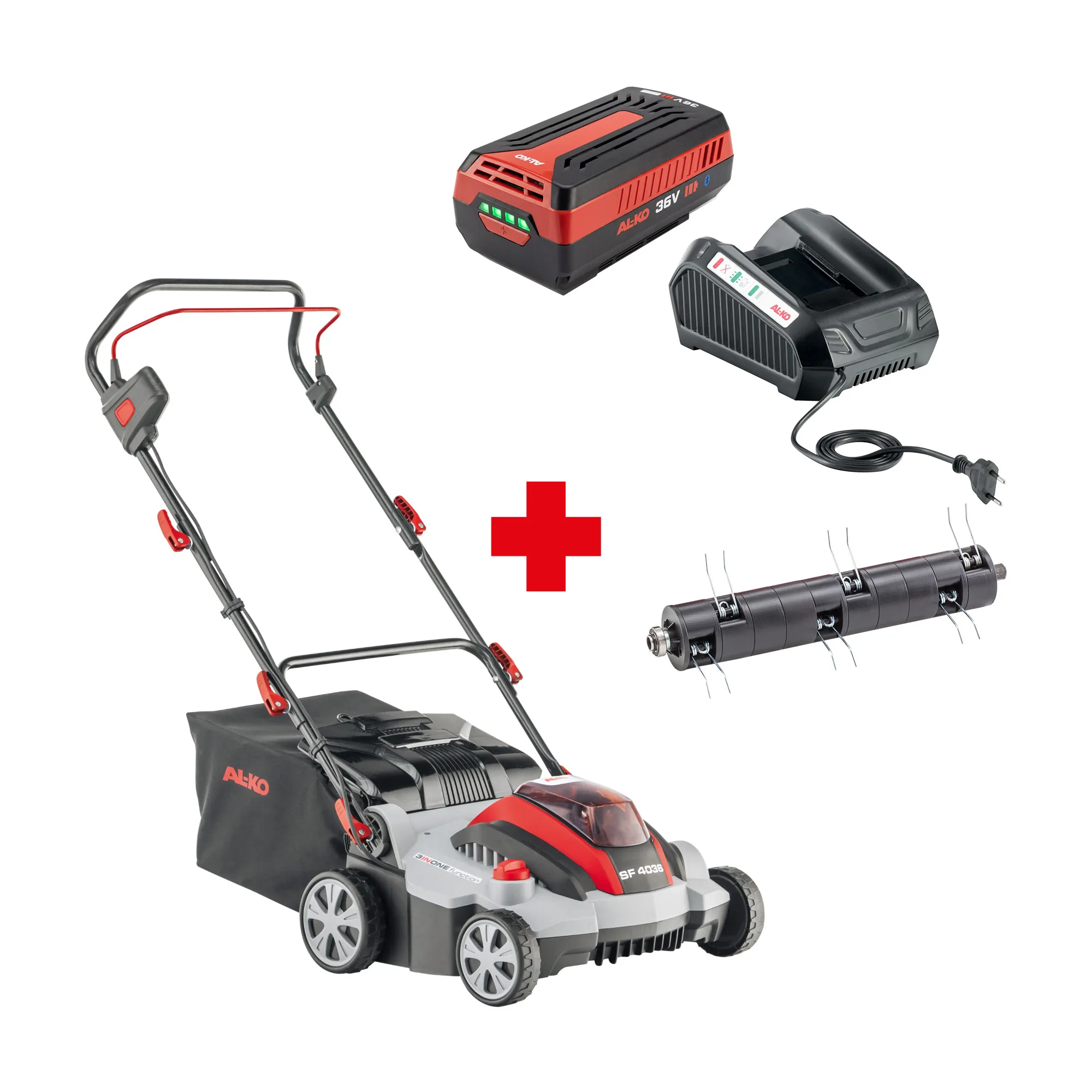 Akumulátorový vertikutátor AL-KO SF 4036 Li 36V SET (113829)
