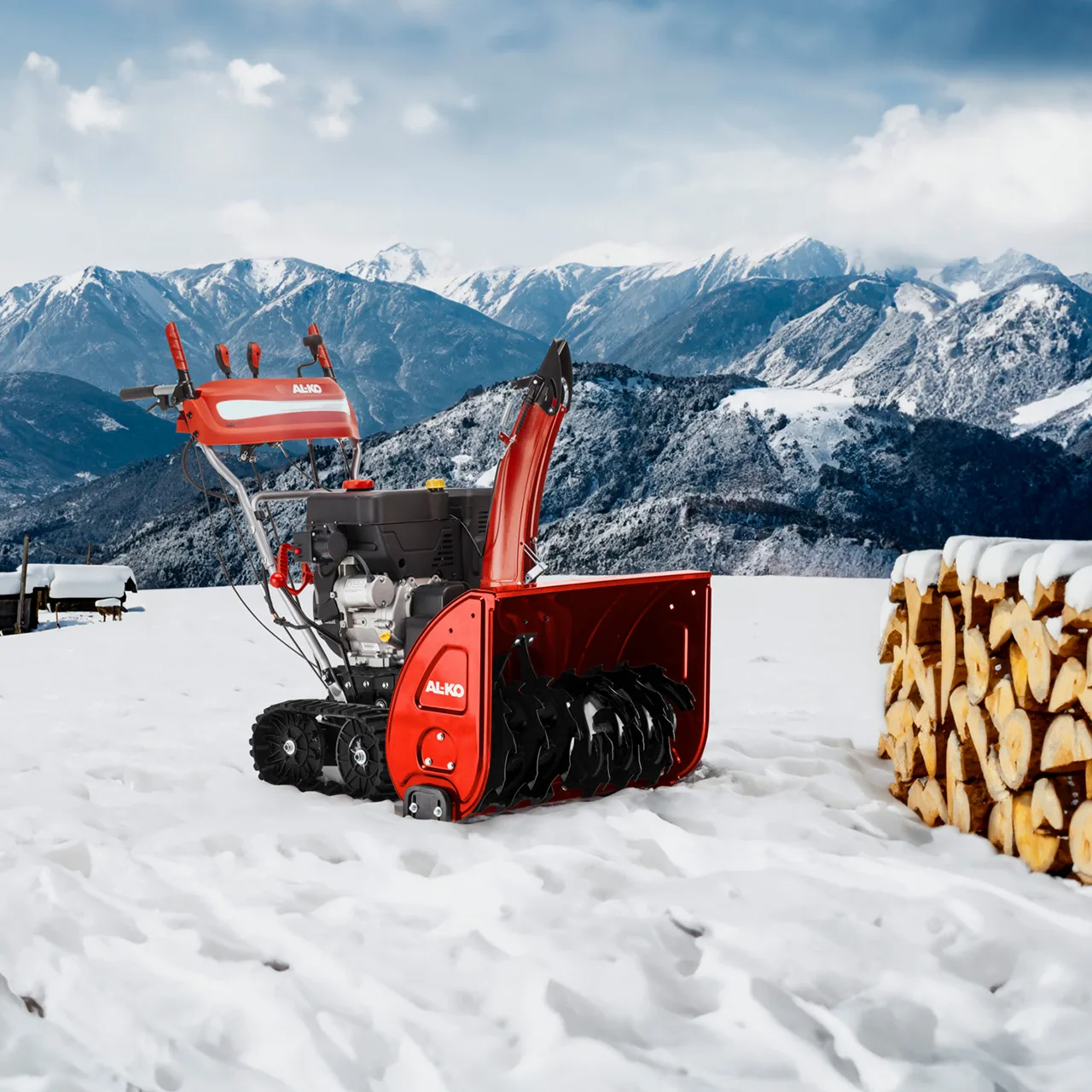 Benzínová sněhová fréza AL-KO SnowLine 760.4 TE LED