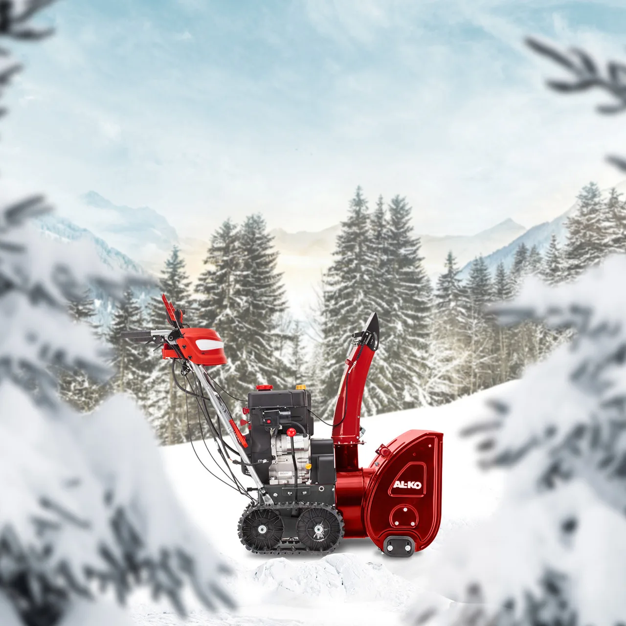 Benzínová sněhová fréza AL-KO SnowLine 760.4 TE LED