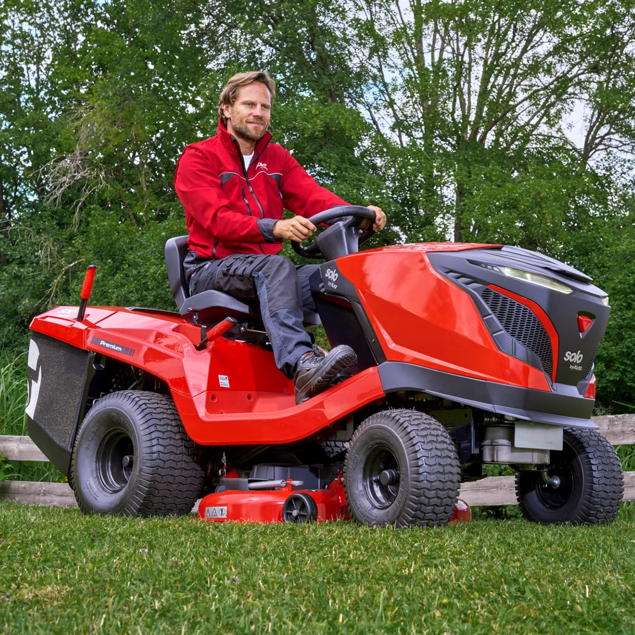 Benzínový zahradní traktor solo® by AL-KO T 15-95.4 HD-A Premium