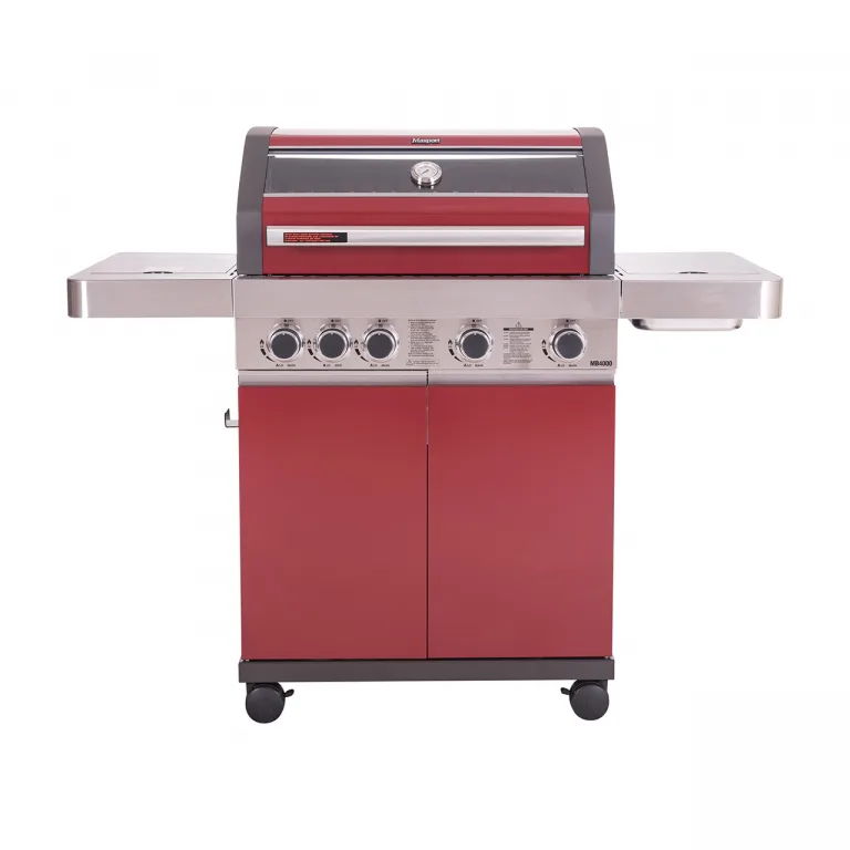 Plynový gril Masport BBQ Maestro červený AL-KO