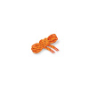 Tkaničky 230 Cm Kulatá Oranžový/černý