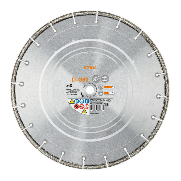 Rozbrušovací Kotouč D-G80 Ø 300mm/12"