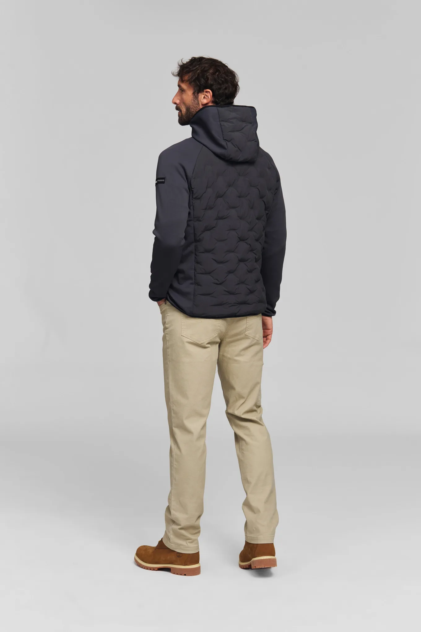 Bunda SZ XL HYBRID HOOD Šedá