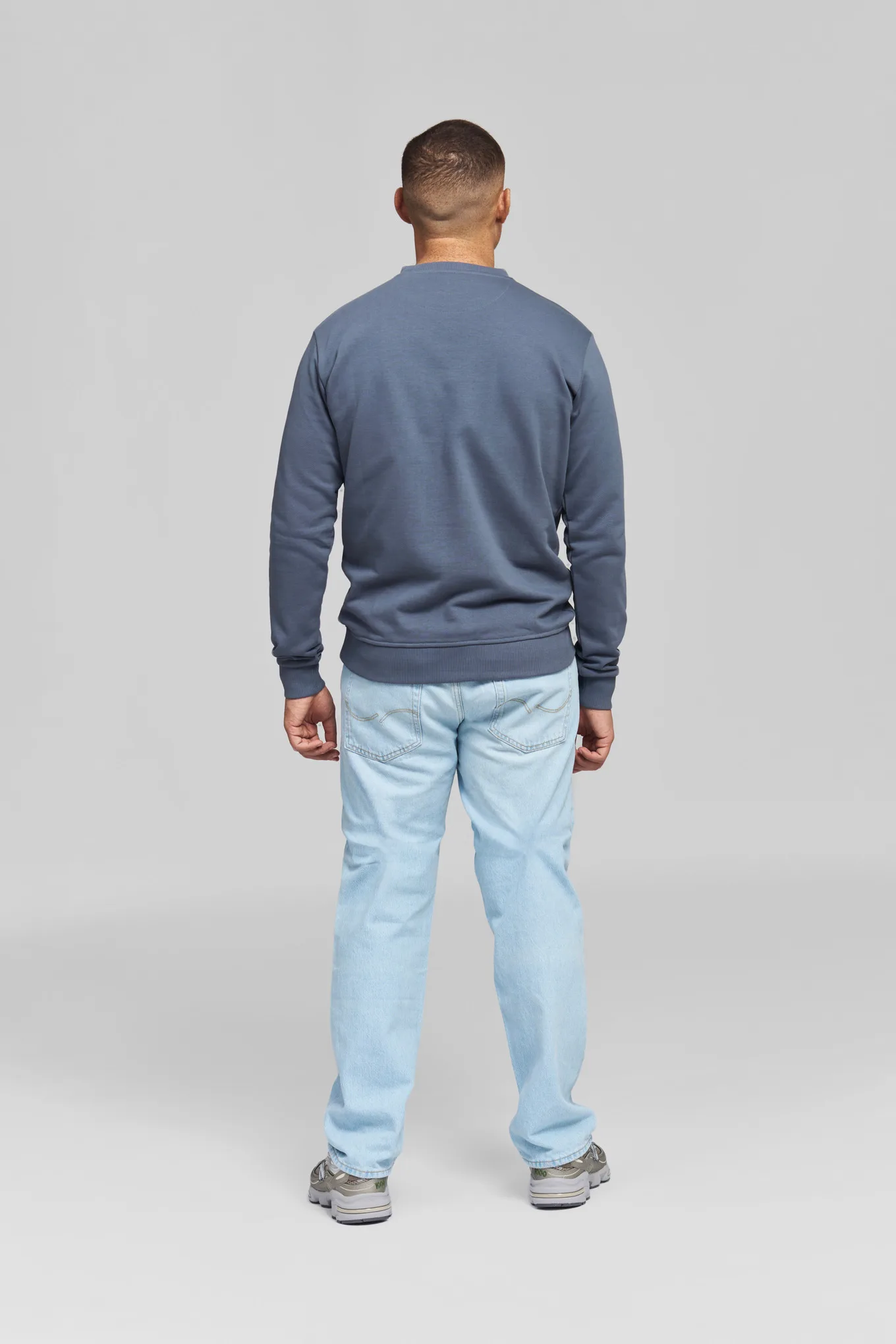 Mikina SZ M LOGO CHEST BLUE Modrá