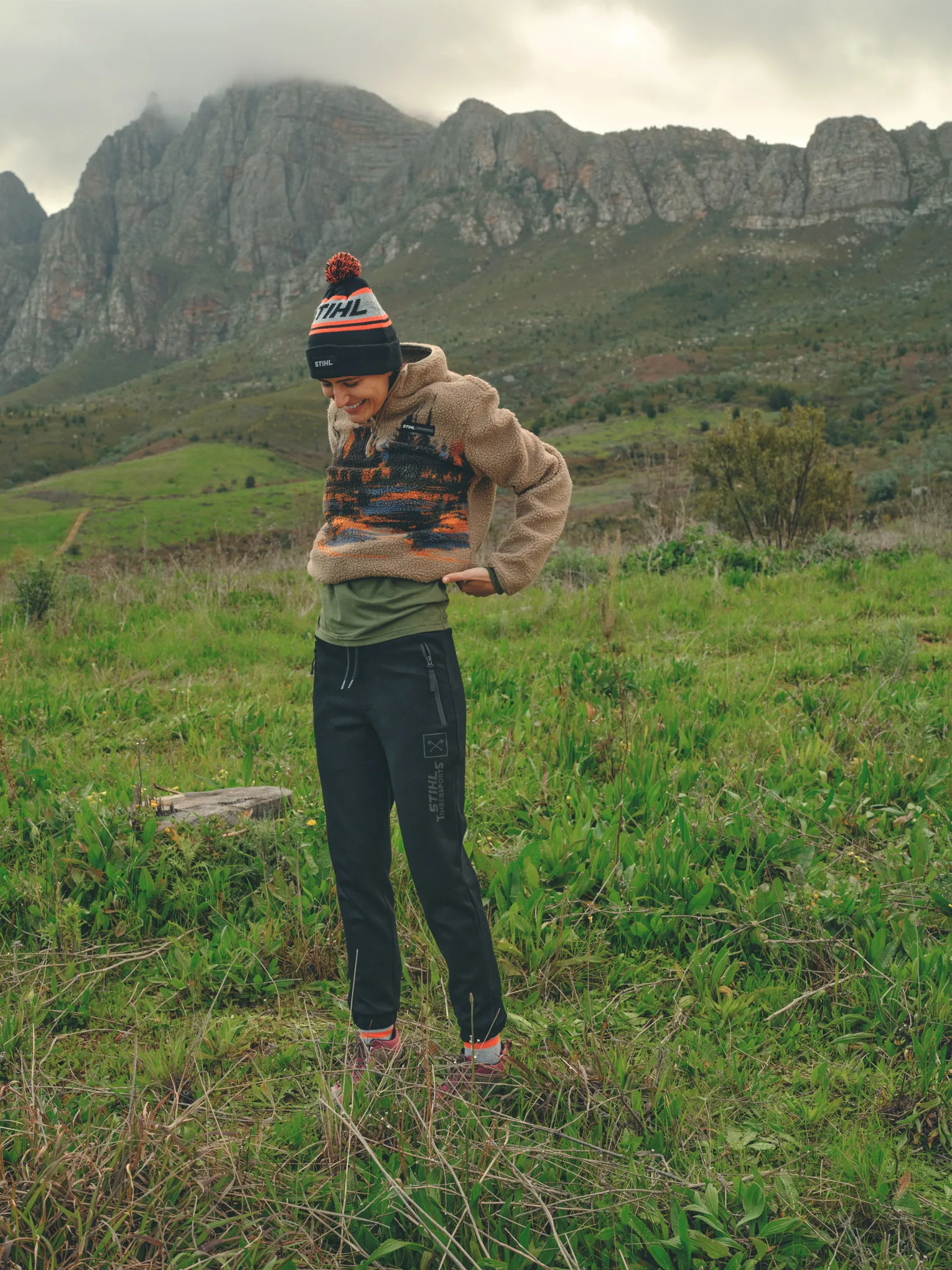 Tepláky SZ M TIMBERSPORTS Černá