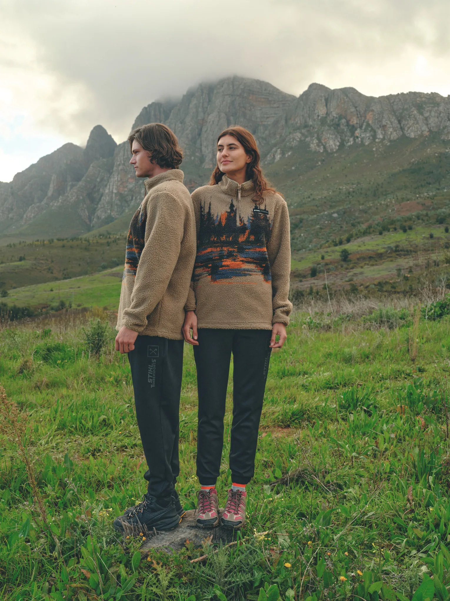 Tepláky SZ M TIMBERSPORTS Černá