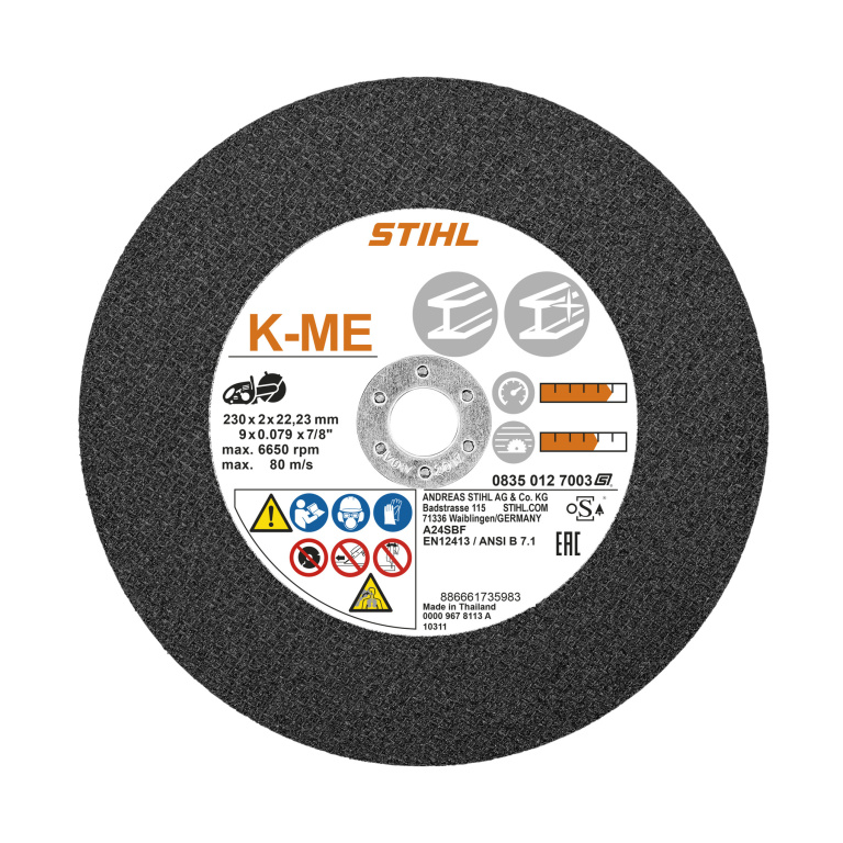 Rozbrušovací Kotouč K-ME Ø 230mm/9" (0835 012 7003)