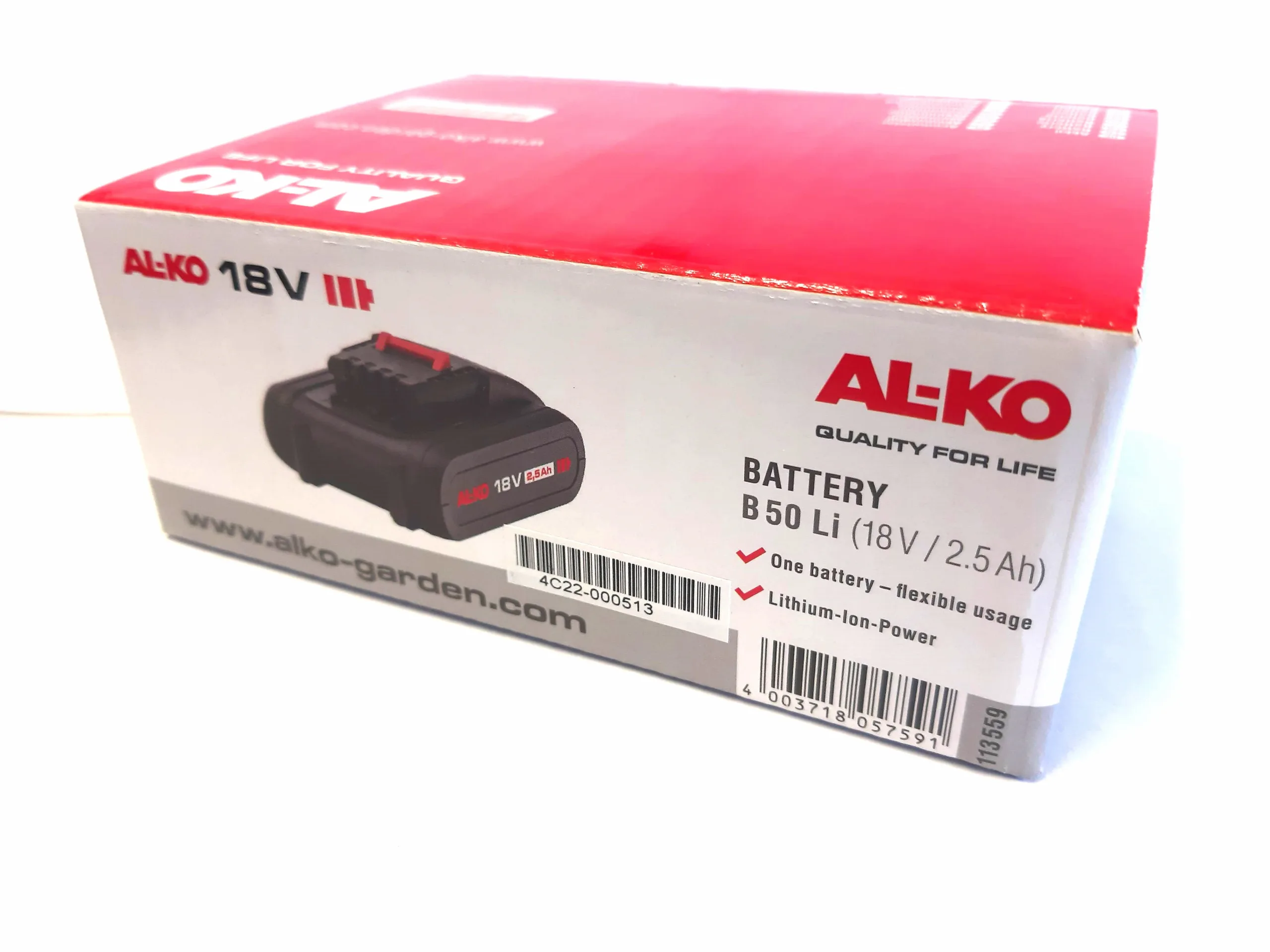 B50 Li 18V / 2,5Ah AL-KO